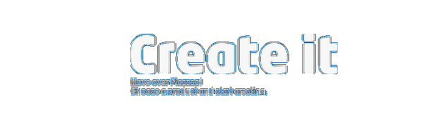 Choose a product to start creating